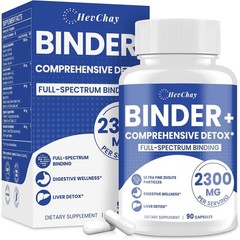 2300 MG Detox Binder Capsules – Activated Charcoal & Bentonite Clay, Highly …