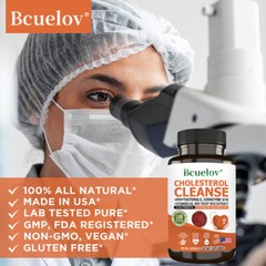 CHOLESTEROL CLEANSE+PHYTOSTEROLS,COENZYME Q10+VITAMINS BЗ,RED YEAST RICE EXTRACT
