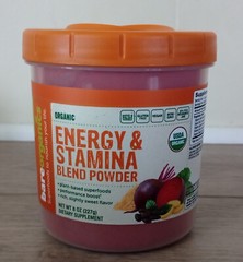 BareOrganics -Organic Energy & Stamina Blend Powder Dietary Supplement 8 oz 1/27