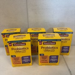 5 Nature Made Probiotics 1 Billion CFU Live Cultures 30 Capsules Ea 11/2026+