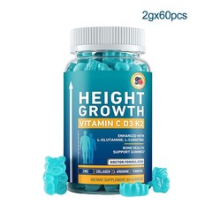 Height Growth Gummies & Kids for Teens – Growth Supporting 60 Vitamins, Count US