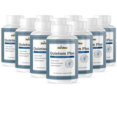 Quietum Plus- Brain Support- 10 Bottles- 600 Capsules