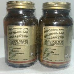 2 Solgar Biotin 5000 Mcg 50 Vegetable Capsules New & Sealed