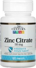 Healthcare Zinc Citrate Tablets 50Mg, 60 Count
