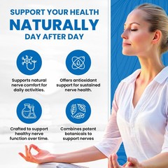 (1 Pack) Nerve Ease Capsules – NerveEase Pills Natural Ingredients Nootropic