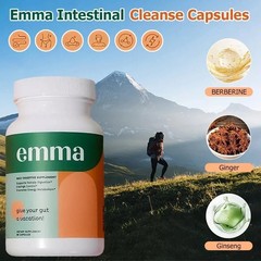 3 Pack Emma Gut Health Supplement 180 Capsules for Bloating Relief & Leaky Gut-+