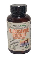 Vimerson Health Glucosamine Chondroitin Turmeric MSM Dietary Supplement 90Cap