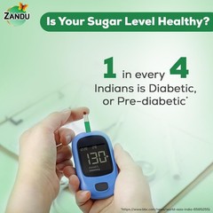 Zandu DiaBTS Tablets with Salacia for Healthy Sugar Management, 90 Tablets | Nat