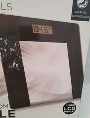 Vivitar Essentials Series Digital Bathroom Scale One Size Clear/Black