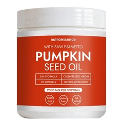 Pumpkin Seed Oil with Saw Palmetto – Cold Pressed, Pure Virgin, Non-GMO – Suppor