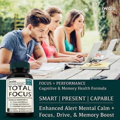 Brain Focus Memory Support | Best Supplement Capsule Pill Men Women FREE SHIP