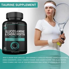 Glucosamine and Chondroitin Complex 240pcs, Cartilage Health,Improve Flexibility