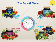 Flavon Peak Fruit 30 Sachets – Antioxidant Superfruit & Omega Formula for Health