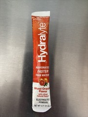 New! Hydralyte Electrolyte Powder 20 packets Blood Orange EXP. 08/24