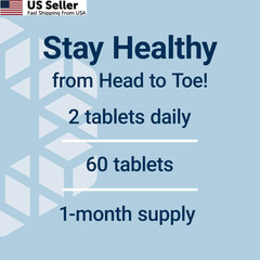 Two-Per-Day Multivitamin 60 Tablets Daily Essential Mineral Supplement USA