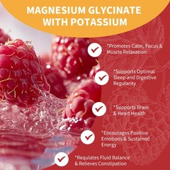 Magnesium Glycinate – CoQ10, Vitamin D, Brain, Bone, Muscle and Joint Support