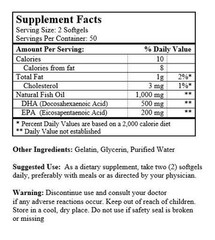 HYPER DHA EPA (100 SOFTGELS/bottles ) refined deep sea fish oil 100 sg