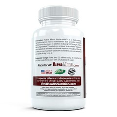 Complete One-A-Day Zinc Multivitamin for Men by Alpha-Multi | Prostate Support