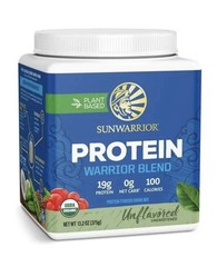 SUN WARRIOR PROTEIN 13.2 OZ UNFLAVORED BRAND NEW 12/2026
