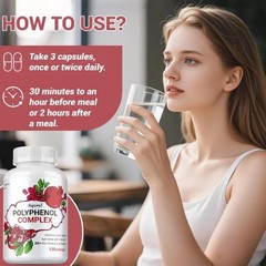 Polyphenols Complex 120pcs – Antioxidant,Glowing Skin, Supports Digestive Health