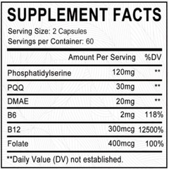 Phosphatidylserine Supports Healthy Mind,Improve Brain Memory,Relax Your Mood