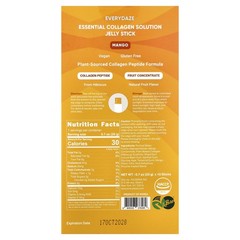 Essential Collagen Solution Jelly Stick, Mango, 3,000 mg, 10 Sticks, 0.7 oz (20