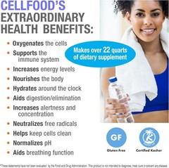 Cellfood Oxygen Boost 1 fl oz, 5 Pack Liquid Oxygen Supplement for Lymphati…