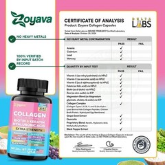 Multi Collagen Peptides CapsulesW/ Type I II III V X Collagen Supplements 90Caps