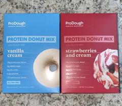 2x ProDough Strawberries Cream/Vanilla Cream Protein Donut Mix Low Carb GlutenFr