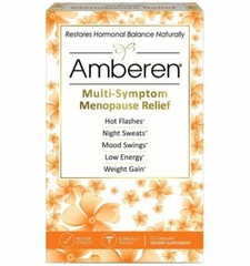 Amberen Multi-Symptom Menopause Relief 60 Capsules Free Shipping 04/26
