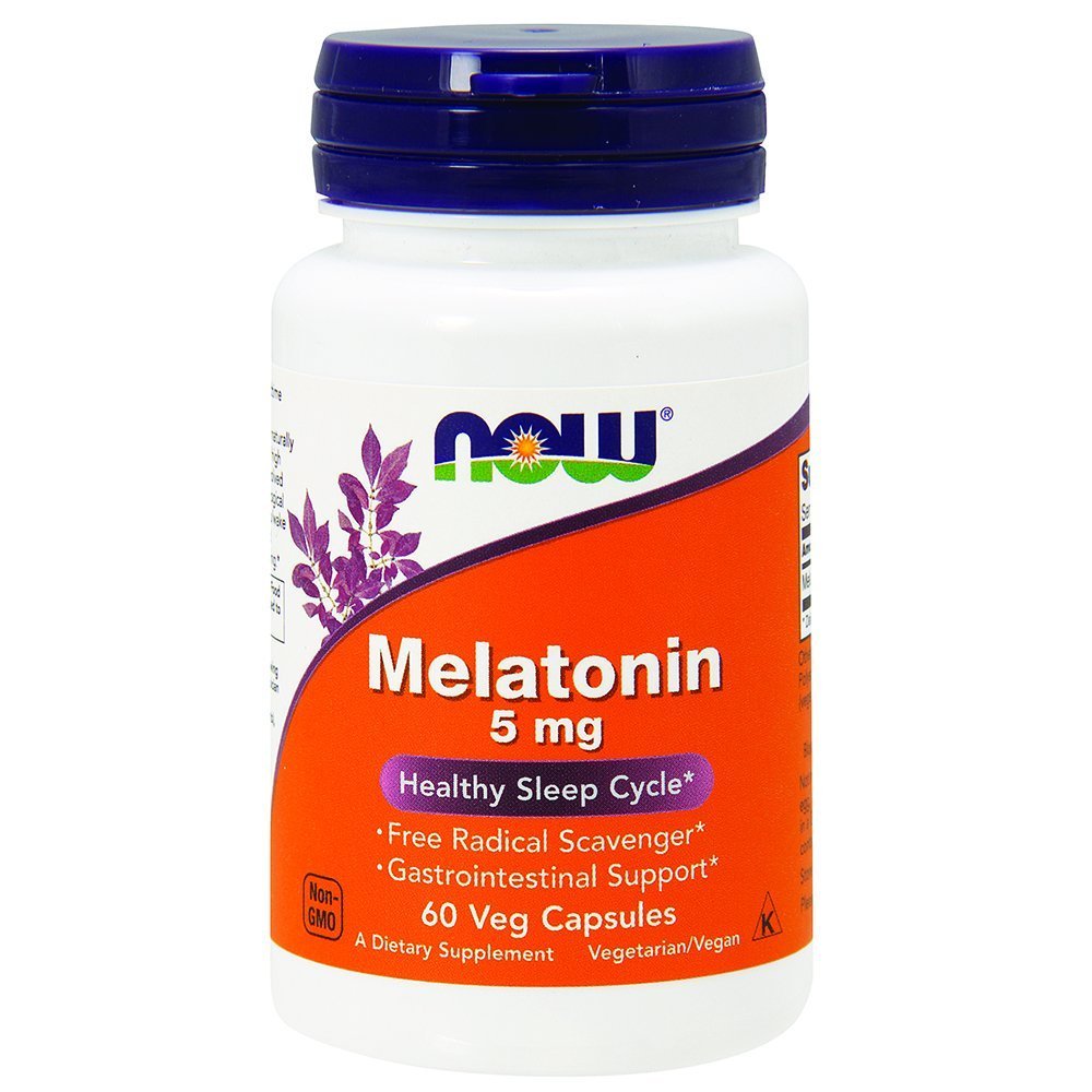 Now MELATONIN 5 mg 60 VCaps – FRESH PHARMACY STOCK ^