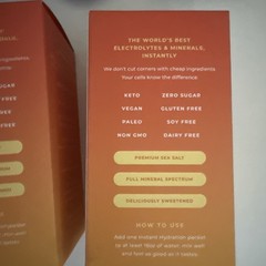 Instant Hydration Powder Packets – 2 Boxes OF 15 each TOTAL 30, PEACH/PINEAPPLE