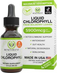 Benevolent Nourishment Chlorophyll Supplement, Detox &Immune Support, Deodorizer