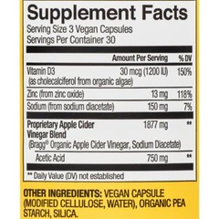 Improved Bragg Apple Cider Vinegar – Immune & Weight Management Support (90 Caps