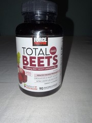 Force Factor total beets 90 Capsules Supports Healthy Blood Pressure Exp 04/29