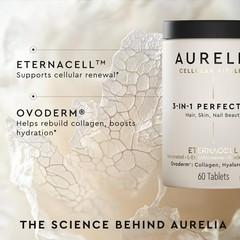 Aurelia 3-In-1 Cellular Anti-Aging Collagen Hair Skin Zinc Resveratrol