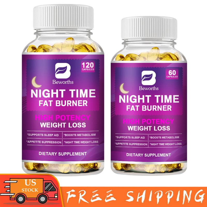 Night Time Fat Burner Supplement For Fat Burn Weight Loss Appetite Suppressant