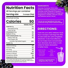 Vitalyte Electrolyte Powder 35oz-40 Servings Per Container – Grapes – 2 Packs
