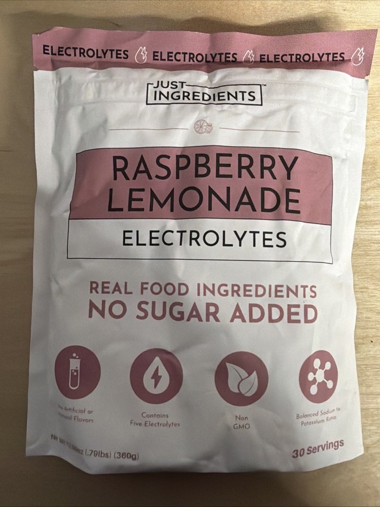 Just Ingredients Electrolytes Raspberry Lemonade