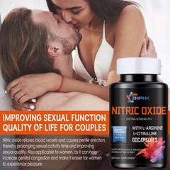 Nitric Oxide & Circulation Booster Dietary Supplement | L-Citrulline, L-Arginine