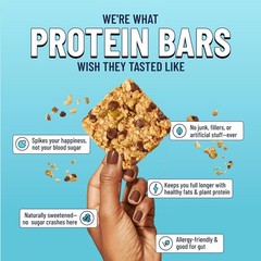 – Dark Chocolate Chip – Plant Based Protein, Decadent Snack Bar – Vegan, Paleo,