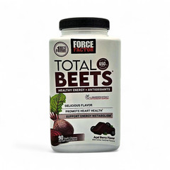 Force Factor Total Beets Soft Chews, Açai Berry – 90 Count