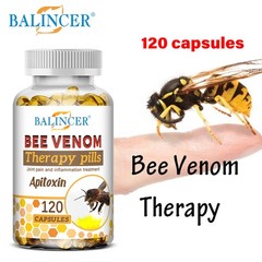 Articular Cartilage Bee Venom 120 Softgels Bone Joint Knee Pain Plantar Fascitis