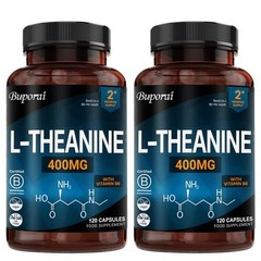 L-Theanine 400mg 240pcs,Relaxation,Maintain Nervous System Health,Keeps You Calm