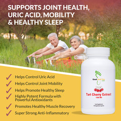 Tart Cherry Extract by GoutandYou.com -3000 mg – Gluten Free- Vegan