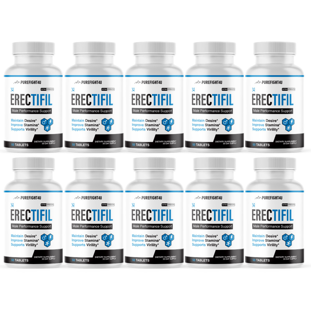 Erectifil: Boost Desire, Stamina & Virility – Male Support Supplement 10 Bottles