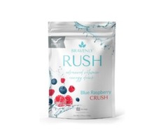 Blue Raspberry Crush RUSH – Supercharged Vitamin Energy Drink Mix | 28 Servings