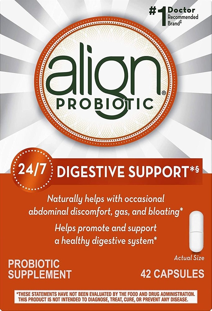 ALIGN PROBIOTIC – DIGESTIVE SUPPORT – 42 CAPSULES – EXP. 11/2026