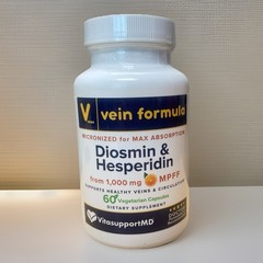 Vein 1000 Formula 60 Capsules Micronized MPFF, Supports Normal Venous Function