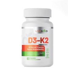 (1) Bottle Vitamin D3+K2